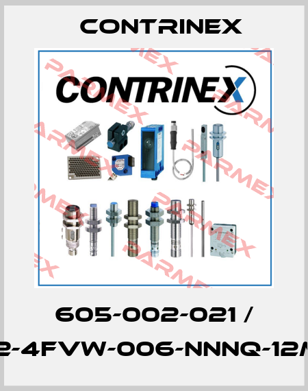 605-002-021 / S12-4FVW-006-NNNQ-12MG Contrinex