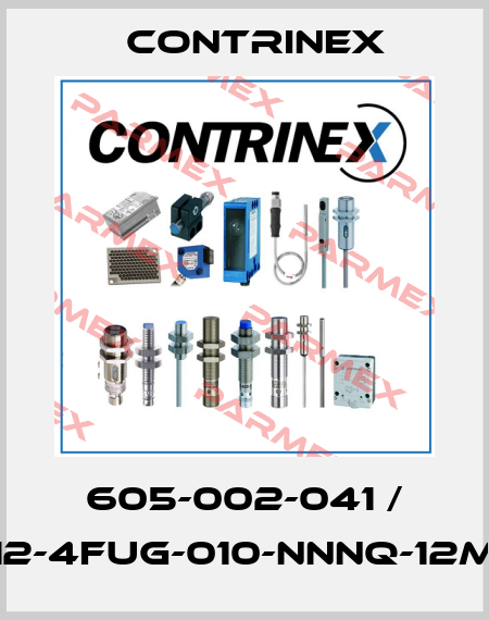 605-002-041 / S12-4FUG-010-NNNQ-12MG Contrinex