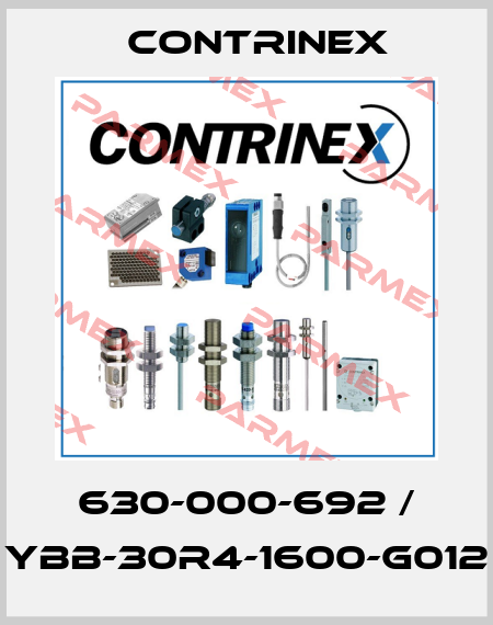 630-000-692 / YBB-30R4-1600-G012 Contrinex