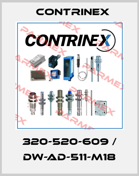 320-520-609 / DW-AD-511-M18 Contrinex