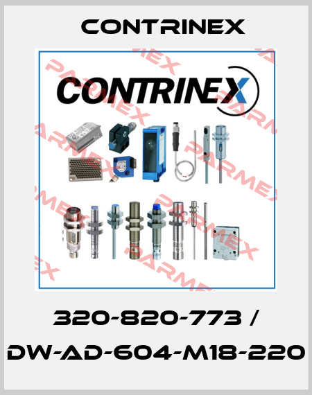 320-820-773 / DW-AD-604-M18-220 Contrinex