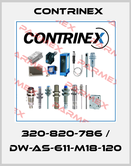 320-820-786 / DW-AS-611-M18-120 Contrinex
