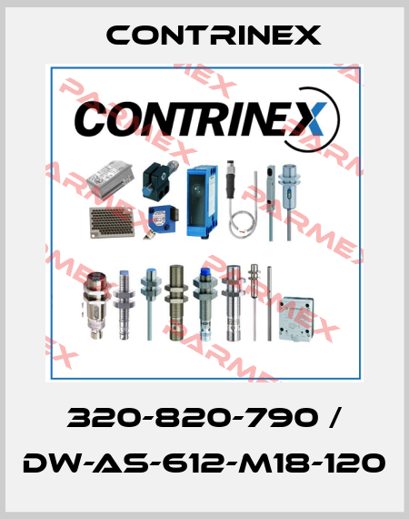 320-820-790 / DW-AS-612-M18-120 Contrinex