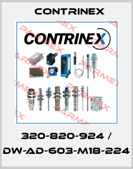 320-820-924 / DW-AD-603-M18-224 Contrinex
