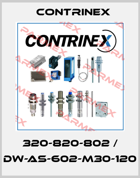 320-820-802 / DW-AS-602-M30-120 Contrinex