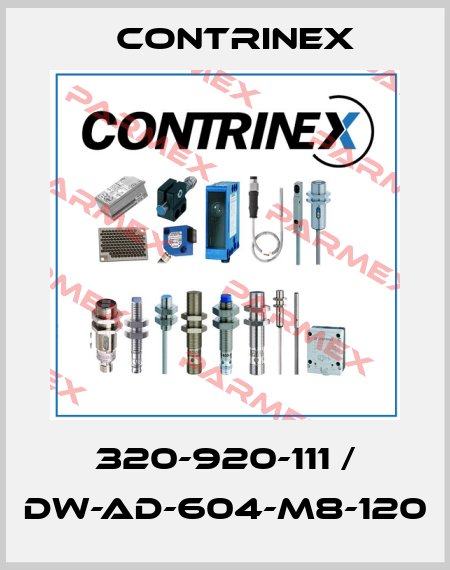 320-920-111 / DW-AD-604-M8-120 Contrinex