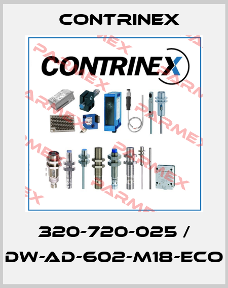 320-720-025 / DW-AD-602-M18-ECO Contrinex