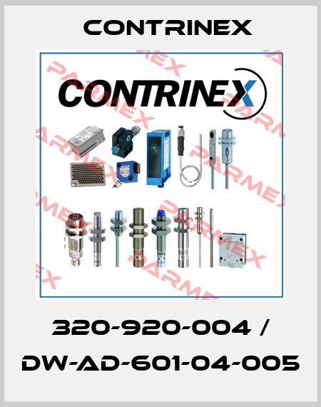 320-920-004 / DW-AD-601-04-005 Contrinex