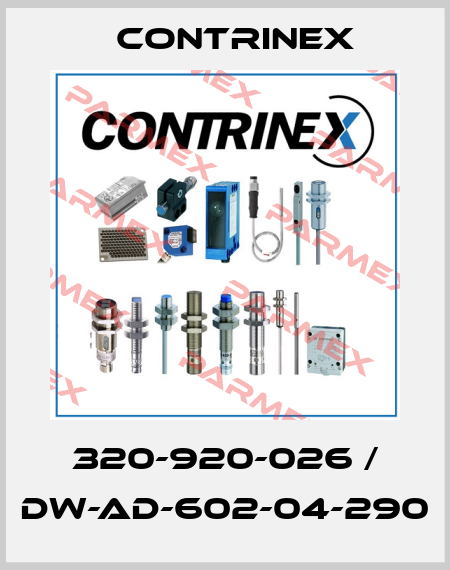 320-920-026 / DW-AD-602-04-290 Contrinex