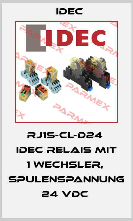 RJ1S-CL-D24  Idec Relais mit 1 Wechsler,  Spulenspannung 24 VDC  Idec