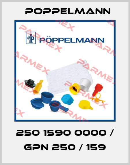 250 1590 0000 / GPN 250 / 159 Poppelmann