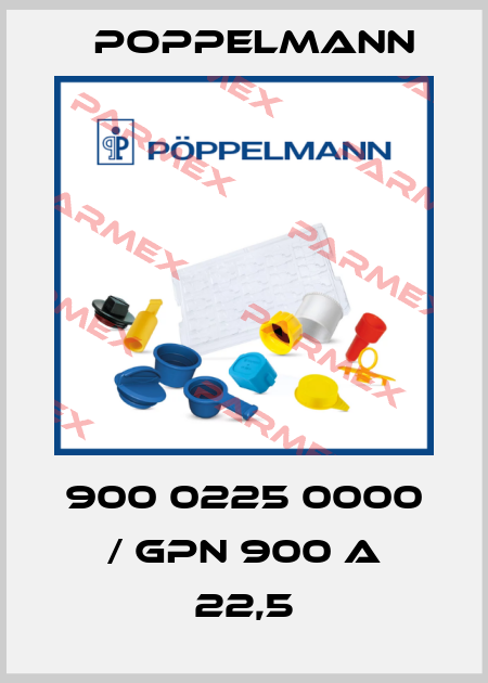 900 0225 0000 / GPN 900 A 22,5 Poppelmann