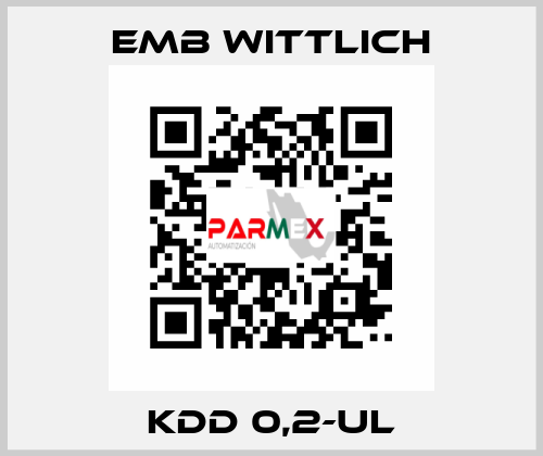 KDD 0,2-UL EMB Wittlich