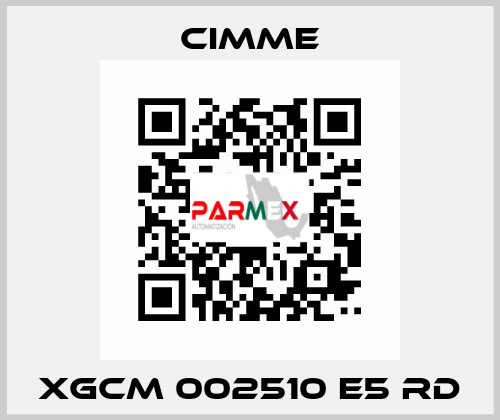 XGCM 002510 E5 RD Cimme