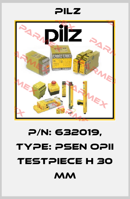 p/n: 632019, Type: PSEN opII Testpiece H 30 mm Pilz