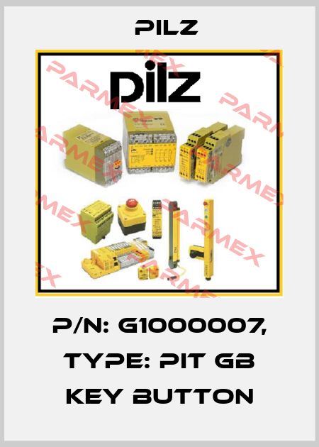 p/n: G1000007, Type: PIT gb key button Pilz