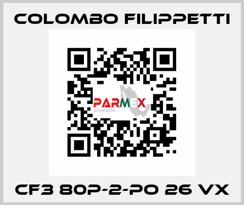 CF3 80P-2-PO 26 VX Colombo Filippetti