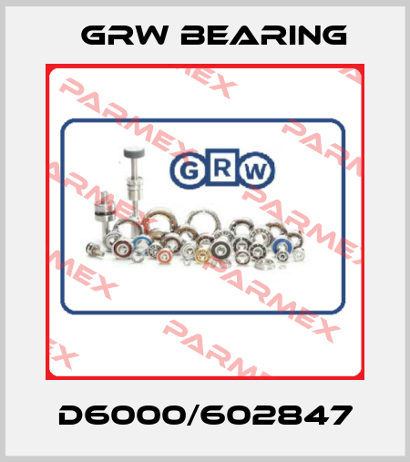 D6000/602847 GRW Bearing