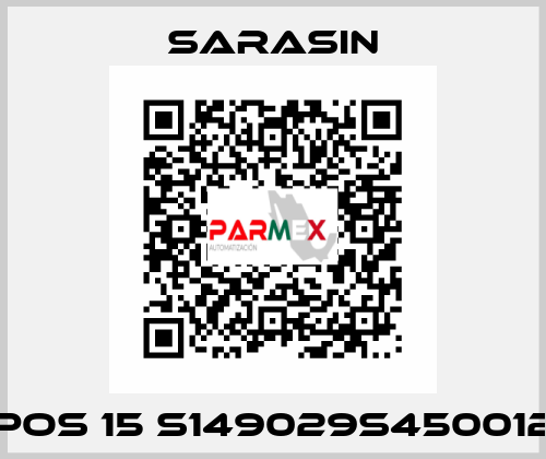 POS 15 S149029S450012 Sarasin
