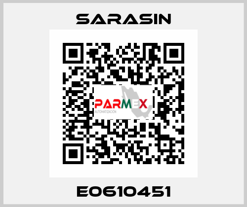 E0610451 Sarasin