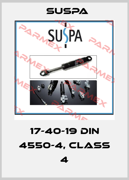 17-40-19 DIN 4550-4, Class 4 Suspa