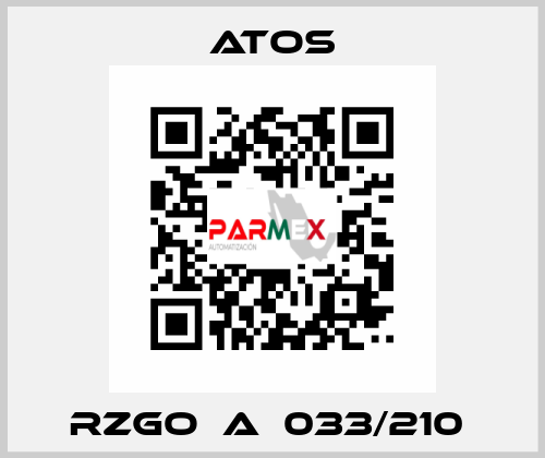 RZGO‐A‐033/210  Atos