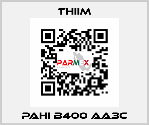 PAHI B400 AA3C Thiim