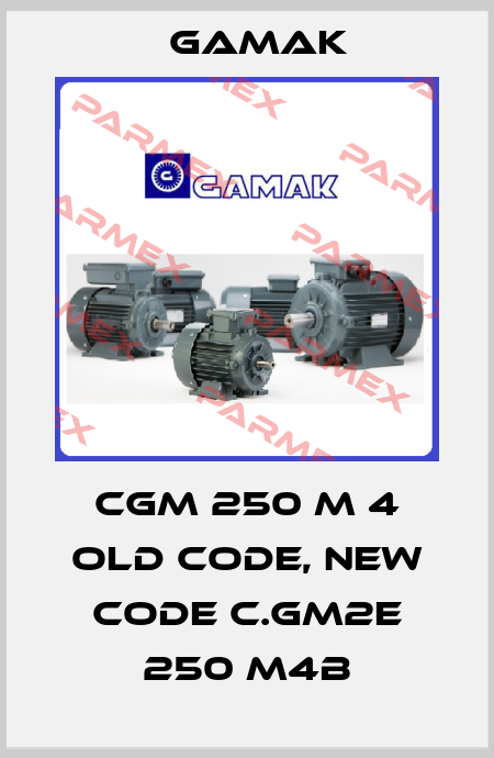 CGM 250 M 4 old code, new code C.GM2E 250 M4B Gamak