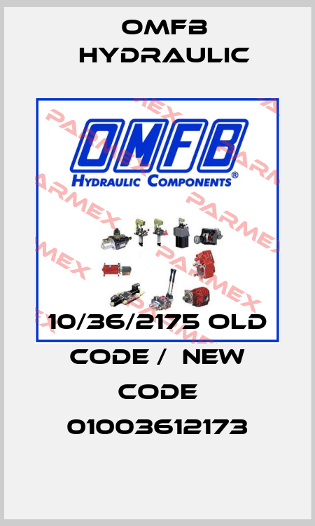 10/36/2175 old code /  new code 01003612173 OMFB Hydraulic
