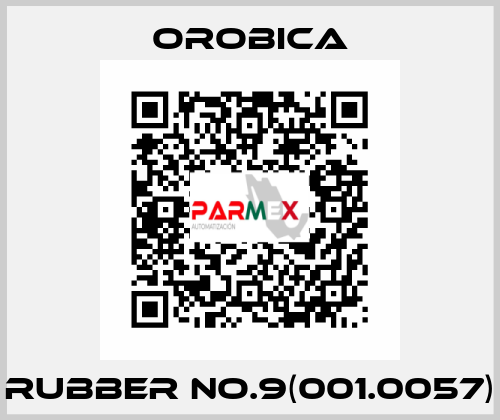 Rubber No.9(001.0057) OROBICA