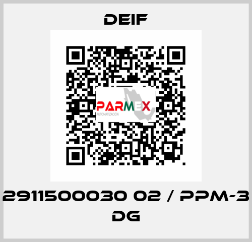 2911500030 02 / PPM-3 DG Deif