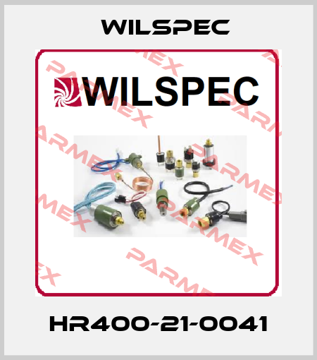 HR400-21-0041 Wilspec