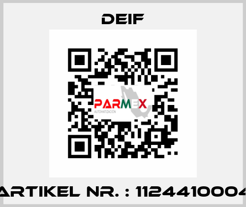 Artikel Nr. : 1124410004 Deif