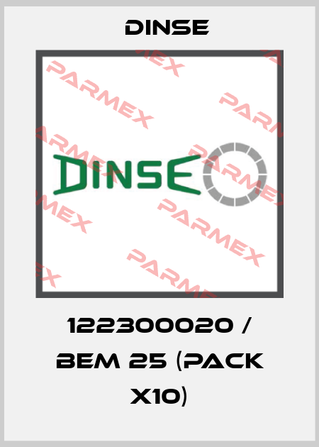 122300020 / BEM 25 (pack x10) Dinse