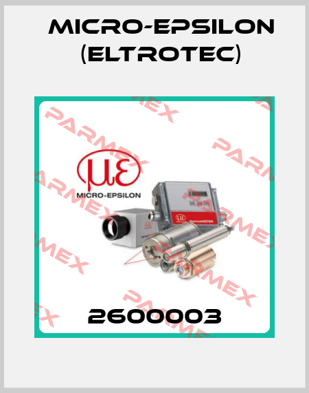 2600003 Micro-Epsilon (Eltrotec)