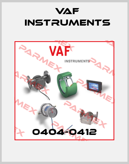 0404-0412 VAF Instruments