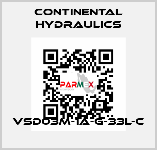 VSD03M-1A-G-33L-C Continental Hydraulics