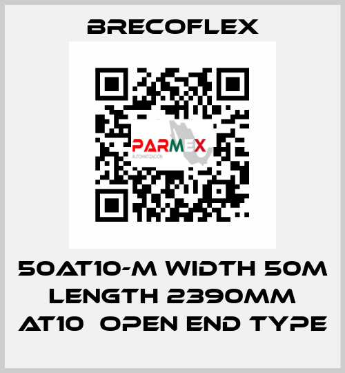 50AT10-M Width 50m Length 2390mm AT10　Open end type Brecoflex