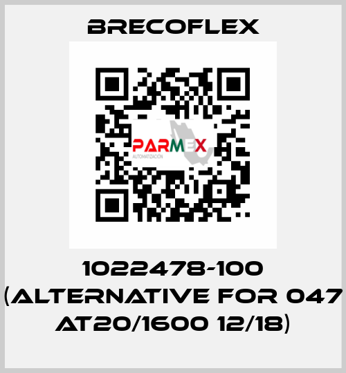 1022478-100 (alternative for 047 AT20/1600 12/18) Brecoflex