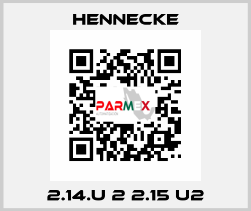 2.14.U 2 2.15 U2 Hennecke