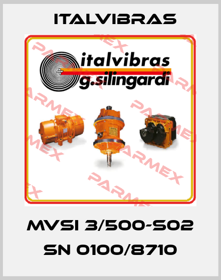 MVSI 3/500-S02 SN 0100/8710 Italvibras