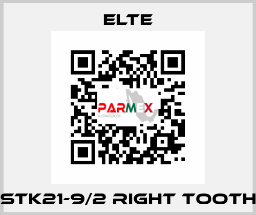 STK21-9/2 right tooth Elte