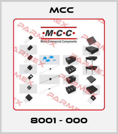 8001 - 000 Mcc