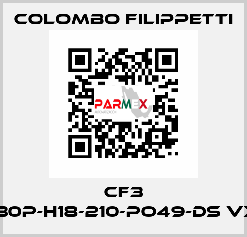  CF3 130P-H18-210-PO49-DS VX Colombo Filippetti