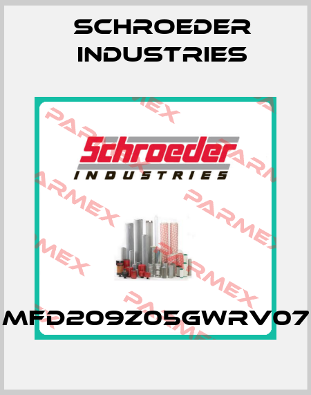 MFD209Z05GWRV07 Schroeder Industries