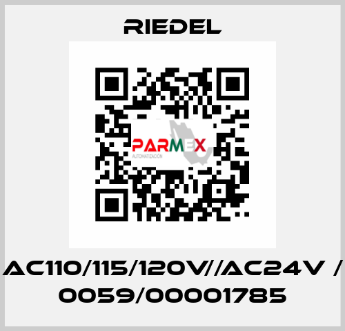 AC110/115/120V//AC24V / 0059/00001785 Riedel