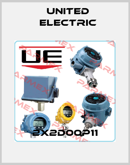 2X2D00P11 United Electric