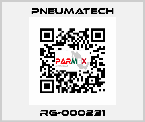  RG-000231 Pneumatech