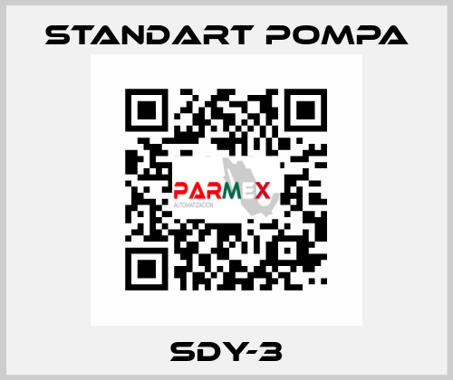 SDY-3 STANDART POMPA