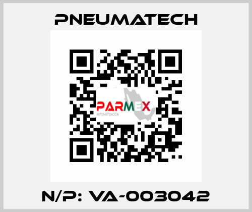 N/P: VA-003042 Pneumatech